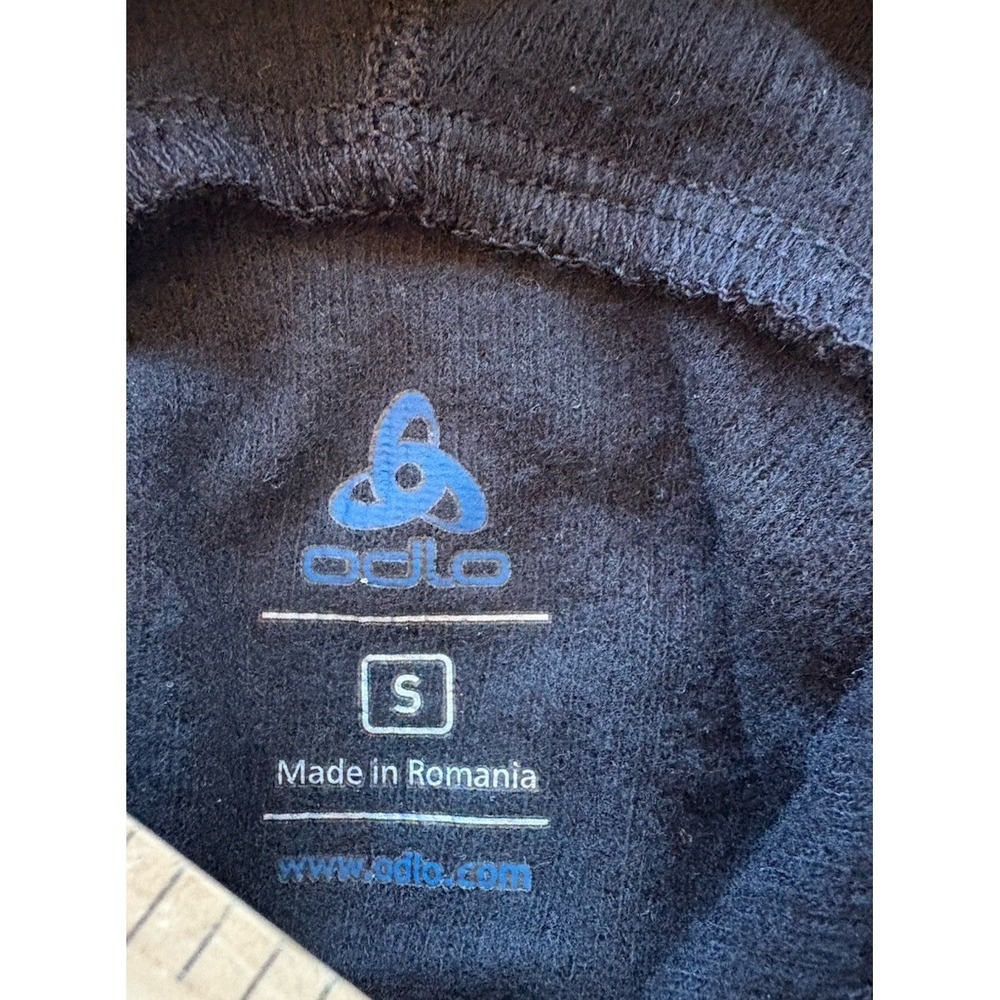 Odlo The Active Warm Baselayer With Facemask Black Lightweight Running Hoodie S - Picture 4 of 7